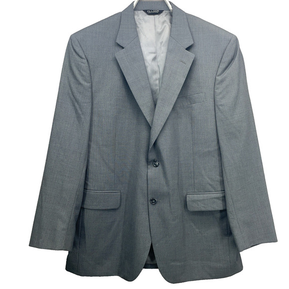 NEW Jos A Bank Mens 42R Gray 100% Wool Blazer Sport Coat Business Casual Suit - Picture 10 of 10
